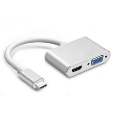 USB-C fjölports millistykki HDMI VGA