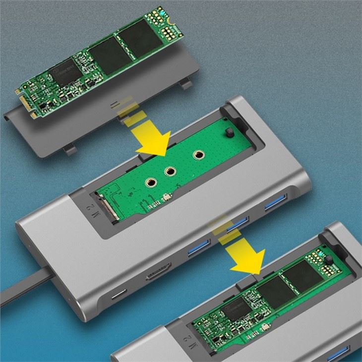 usb c m.2 sdd slot